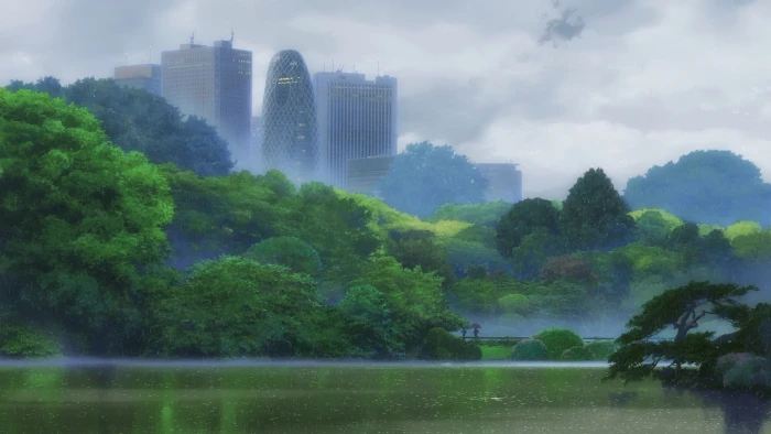 nature anime The Garden of Words Makoto Shinkai 2k