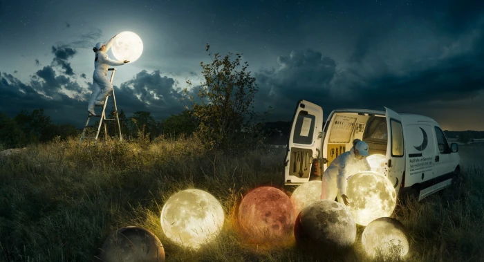 nature landscape photo manipulation trees Erik Johansson 2k