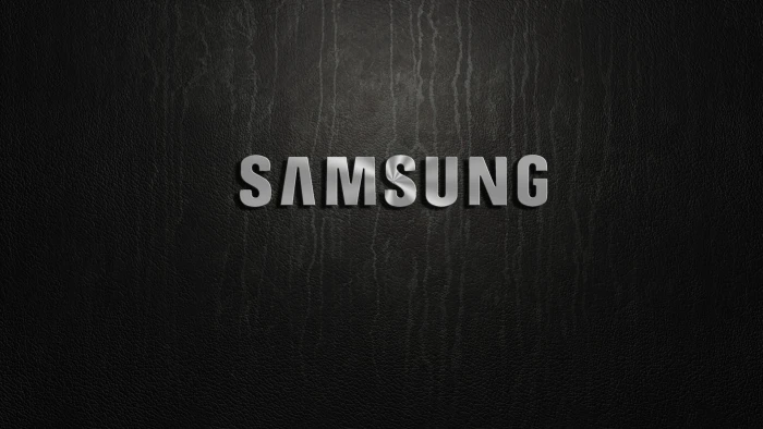 Samsung logo silver black Color backgrounds pattern material 2k