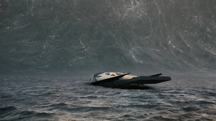 sea wallpaper Interstellar movie film stills nautical vessel 2k