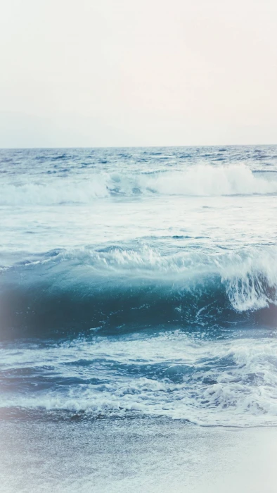 sea waves pattern vertical portrait display digital art water