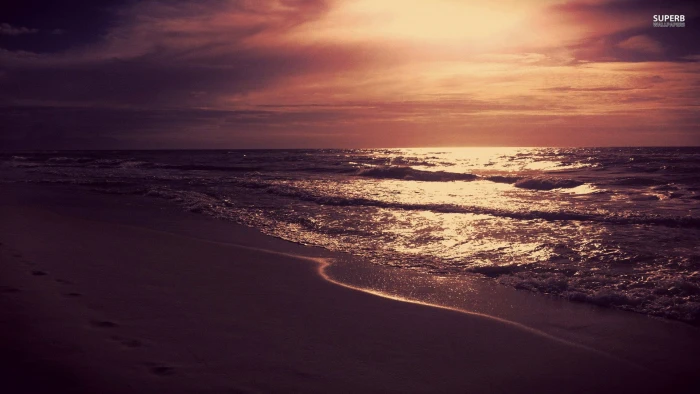 seashore beach sunlight nature sky water land scenics 2k