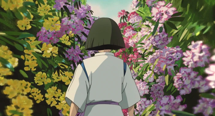 spirited away real people rear view flower flowering plant 2k