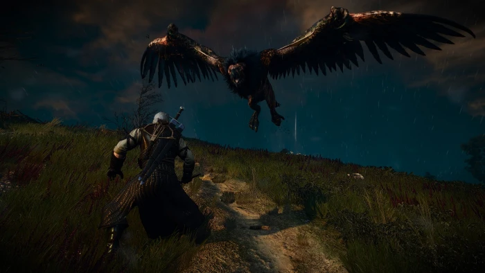 The Witcher 3 Wild Hunt Geralt of Rivia griffin 2k