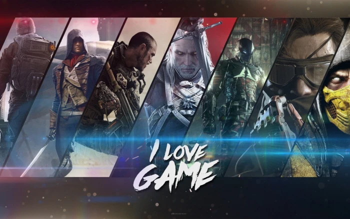 The witcher Assassin creed Unity Mortal kombat Batman Arkham knight 2k