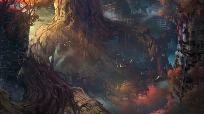 forest clip art Darksiders 3 video games landscape digital 2k