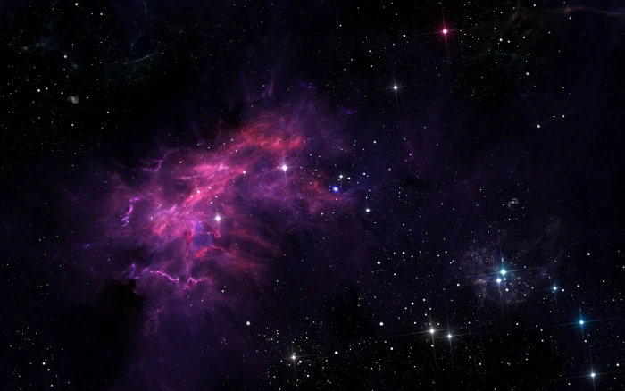 galaxy sky space art stars planet nebula night star 2k