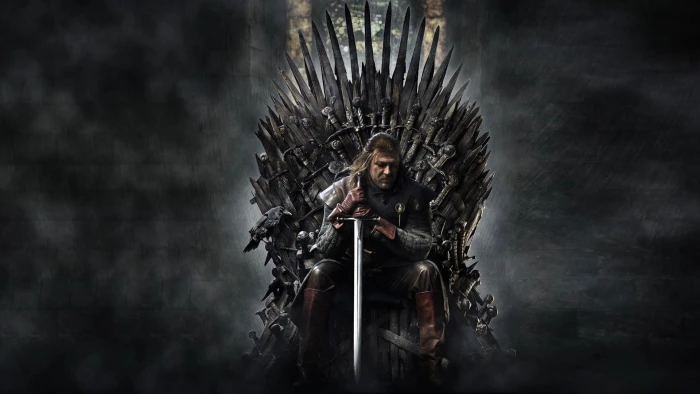 Game of Thrones Eddard Stark Sean Bean Iron Throne sword one person 2k