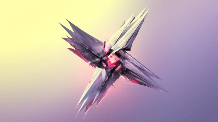 gray and red abstract wallpaper Justin Maller Facets gradient 2k