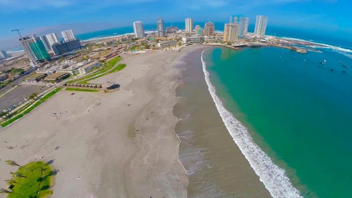 gray beach sand photography landscape nature cityscape aerial view 2k