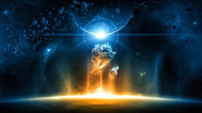 light space star design stars wallpaper sky night lightning 2k