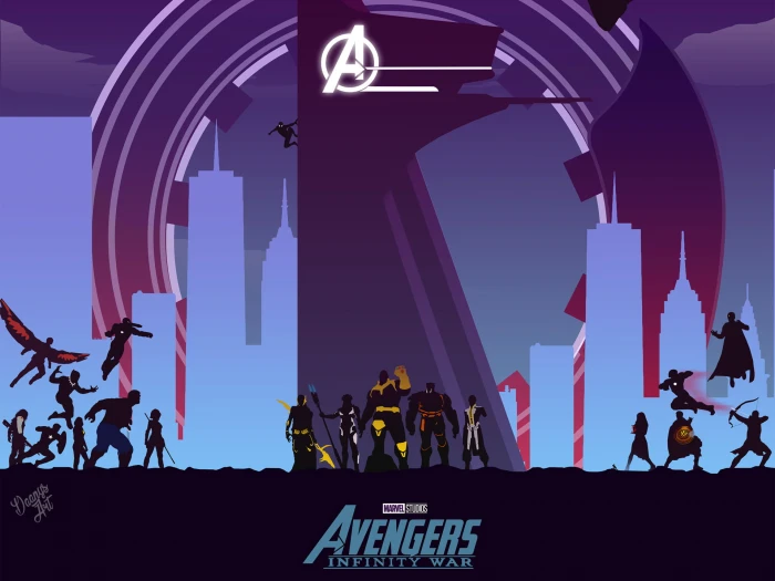 Marvel Avengers Infinity Wars digital wallpaper Movie War 2k