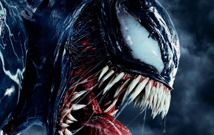 Marvel Venom Comics Symbiote teeth close up no people