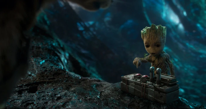 Movie Guardians of the Galaxy Vol 2 Groot toy representation 2k