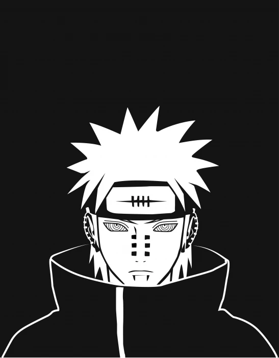 naruto shippuden akatsuki grayscale pein rinnegan Anime Naruto HD Art 2k 4k