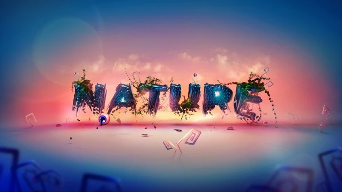 nature typography HD 2k