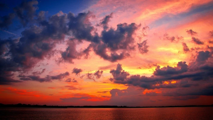nature sun sunset sky atmosphere sunrise star silhouette 2k