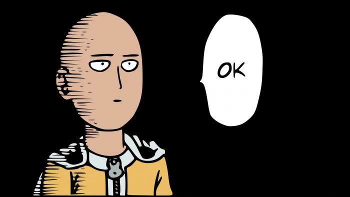 One Punch Man Saitama digital wallpaper anime 2k 4k