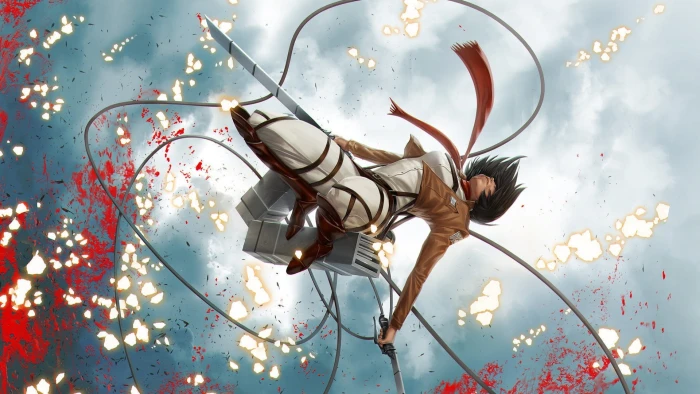 Attack on titan mikasa wallpaper Shingeki no Kyojin Mikasa Ackerman 2k