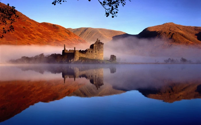 building on body of water nature landscape architecture castle 2k