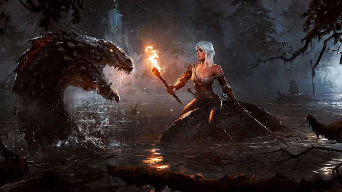 Cirilla Fiona Elen Riannon The Witcher 3 Wild Hunt video games 2k
