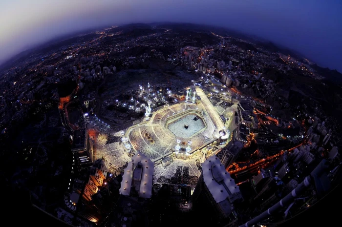 Mosques Great Mosque of Mecca Building City Earth Islam 2k