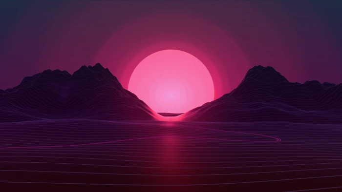 mountain and sun wallpaper with background of sunrise digital 2k 4k