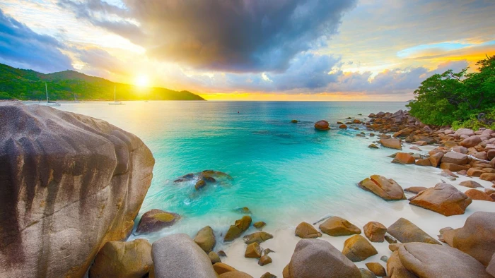 nature water sky sea shore tropics rock ocean coast 2k