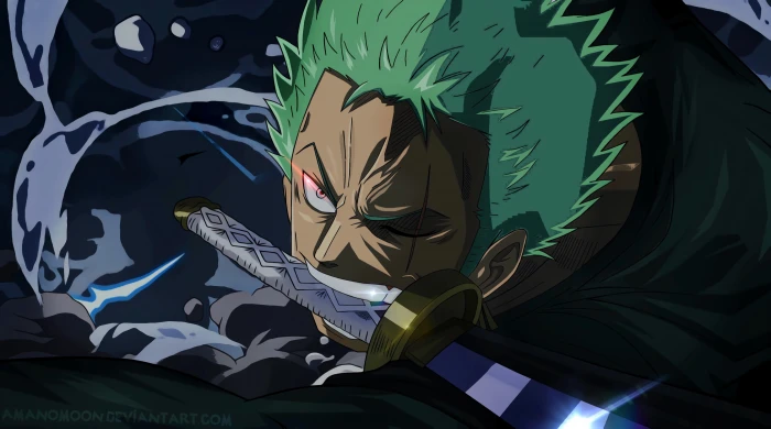 Roronoa Zoro One Piece sword Amanomoon art and craft creativity 2k