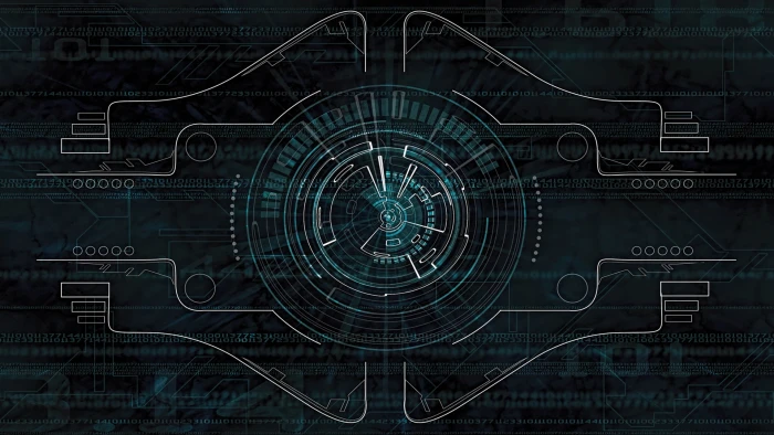 science fiction abstract HUD futuristic tech 2k