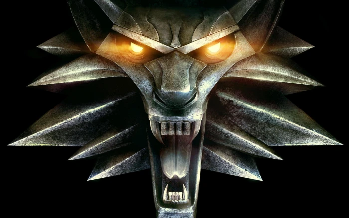 The Witcher 2 medallion silver animal steel led decor games 2k