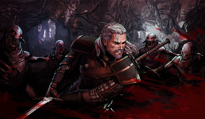 the witcher 3 wild hunt geralt of rivia nekker 2k