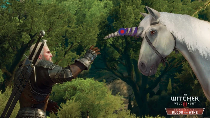 unicorn the Witcher Geralt DLC The 3 Wild Hunt 2k