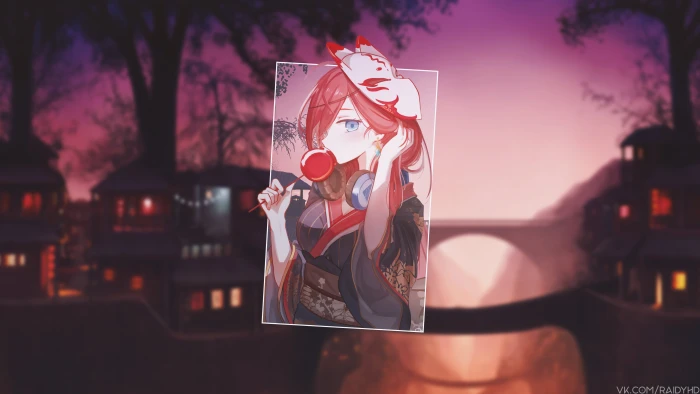 anime girls picture in Nakano Miku 2k 4k