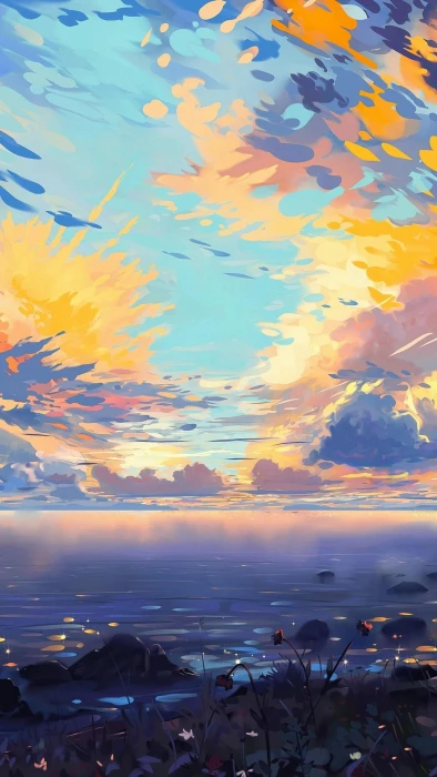 anime natural scenery