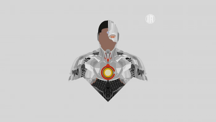 cyborg superheroes minimalism hd deviantart 2k 4k 5k 8k