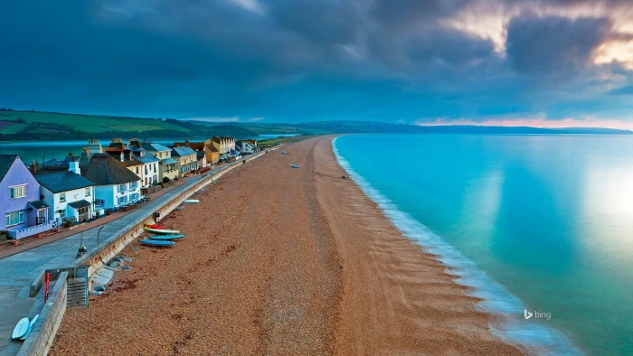 England south Devon Bing Theme Wallpaper water sea beach sky 2k