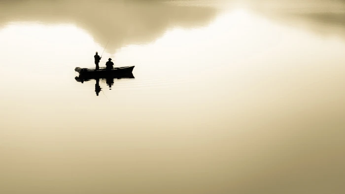 fishing silhouette HD 2k 4k 5k