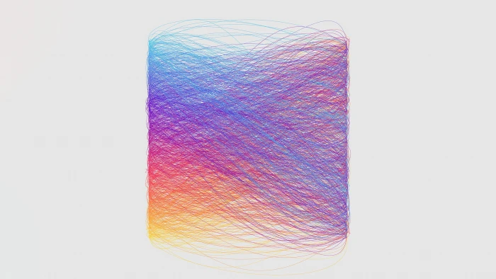 pink purple blue orange and yellow abstract painting minimalism 2k