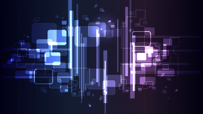 purple and blue wallpaper colorful abstract shapes illuminated 2k 4k