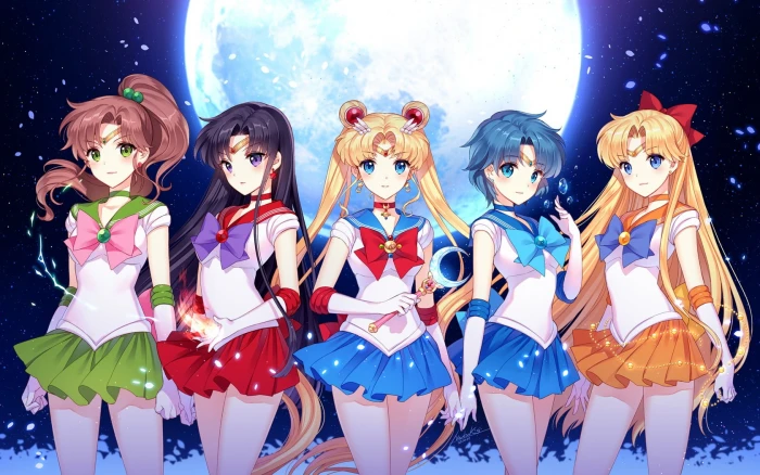 Sailor Moon anime girls 2k
