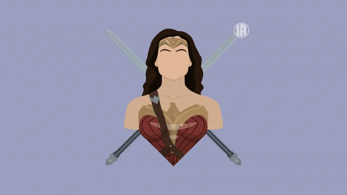 wonder woman superheroes minimalism hd deviantart 2k 4k 5k 8k