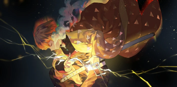 Anime Demon Slayer Kimetsu no Yaiba Zenitsu Agatsuma 15 2k