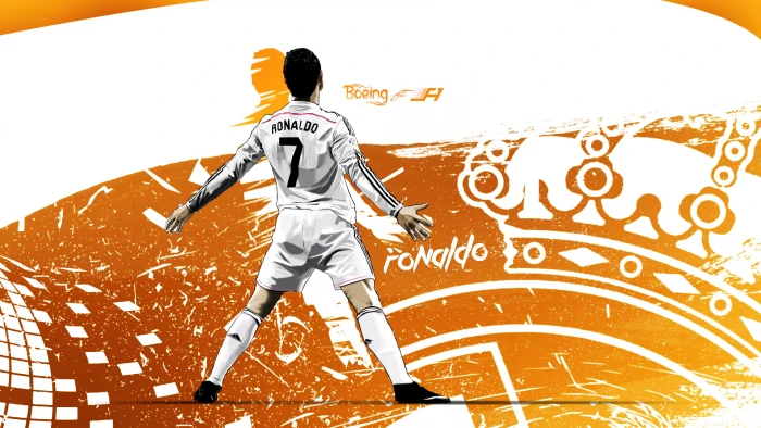 Christiano Ronaldo illustration Cristiano vector full length 2k