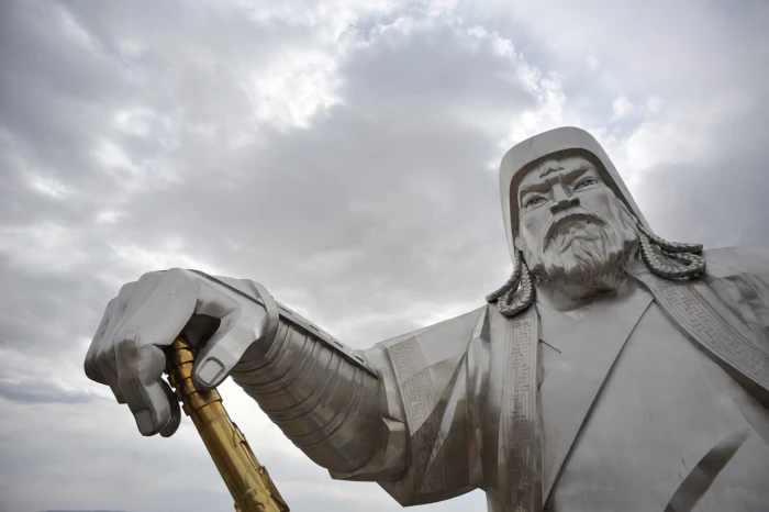 mongolia genghis khan sky statue jingkiseukan temujin 2k 4k