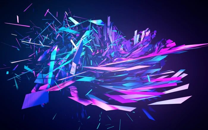 purple and teal abstract wallpaper digital art illuminated 2k