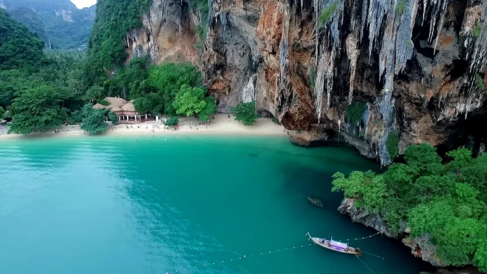 Railay Beach Krabi Province Thailand Phi Islands Photo From Air 2k