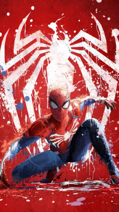 Spider Man games art vertical artwork comic portrait display