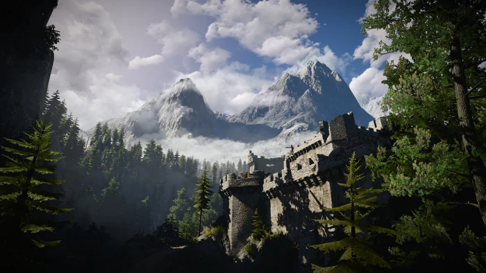 The Witcher 3 Wild Hunt Kaer Morhen screen shot 2k