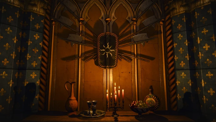 The Witcher 3 Wild Hunt video games indoors no people table 2k